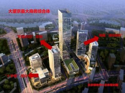 綠地中心260米高鄰阿里巴巴，豪裝覽京城美景，同比銀泰霄8大